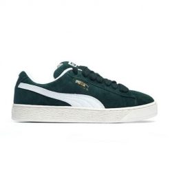 Buty do chodzenia męskie Puma Suede Xl Hairy. Zielone buty sportowe na co dzień męskie Puma, z gumy, bez zapięcia, trekkingowe, Puma Suede. Za 269.00 zł.