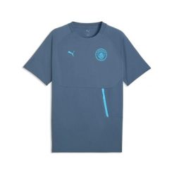 Koszulka Manchester City Tech 2026/27. Czarne t-shirty sportowe męskie Puma, xl, z materiału, bez ramiączek, do piłki nożnej. Za 223.45 zł.