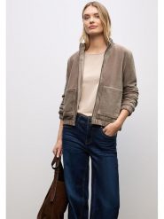 Cecil Kurtka sztruksowa w kolorze szarobrązowym rozmiar: 40. Brązowe kurtki damskie Cecil, bez wzorów, ze sztruksu, bez kaptura. Za 308.91 zł.