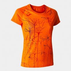 Koszulka do biegania damska Joma Elite IX. Brązowe bluzki damskie Joma, xl, bez wzorów, bez kołnierzyka. Za 149.50 zł.