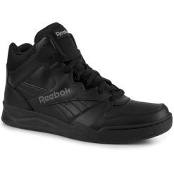 Męskie buty sportowe wysokie skórzane czarne REEBOK ROYAL. Czarne buty sportowe na co dzień męskie Reebok, bez zapięcia, Reebok Royal. Za 219.00 zł.