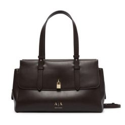 Torebka Armani Exchange. Brązowe torebki klasyczne damskie Armani Exchange, bez wzorów, bez dodatków. Za 779.99 zł.