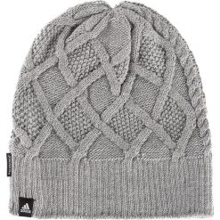 Czapka adidas - Clmht Lined Bea BR9967 Corhtr/Black/White. Szare czapki zimowe damskie Adidas, z elastanu. W wyprzedaży za 59.00 zł.