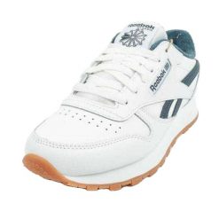 Damskie Buty Sportowe Classic Logo Ze Skóry Ekologicznej. Białe obuwie trekkingowe damskie Reebok. Za 297.99 zł.