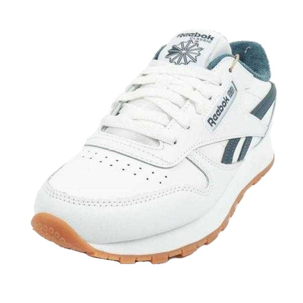 Damskie Buty Sportowe Classic Logo Ze Skóry Ekologicznej. Białe buty sportowe na co dzień damskie Reebok, bez wzorów, ze skóry ekologicznej. Za 320.99 zł.