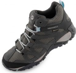 Merrell Alverstone Mid GTX Storm damskie buty outdoor szare. Szare obuwie trekkingowe damskie 2117 OF SWEDEN. Za 758.99 zł.