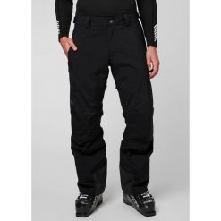 Spodnie narciarskie męskie Helly Hansen Legendary Insulated. Czarne spodnie materiałowe męskie Helly Hansen, bez wzorów, sportowe. Za 449.99 zł.
