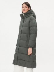 S.Oliver Płaszcz zimowy 2134857 Zielony Loose Fit. Zielone płaszcze damskie S.Oliver, na zimę, s, bez wzorów, z syntetyku. Za 559.99 zł.