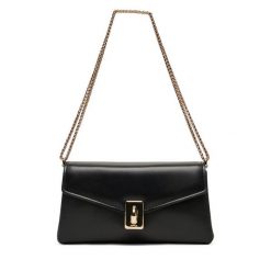 Torebka Furla. Czarne torebki klasyczne damskie Furla, bez wzorów, wizytowe, bez kołnierzyka, bez ramiączek. Za 1,179.00 zł.