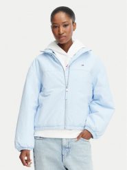 Tommy Jeans Kurtka przejściowa DW0DW22908 Niebieski jasny Regular Fit. Niebieskie kurtki damskie Tommy Jeans, m, bez wzorów, z jeansu, bez kaptura. Za 649.99 zł.
