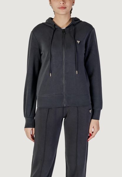 Bluza Kobieta GUESS ACTIVE OLYMPE FULL ZIP. Czarne bluzy z kapturem damskie Guess Active, s, z jeansu. Za 325.95 zł.