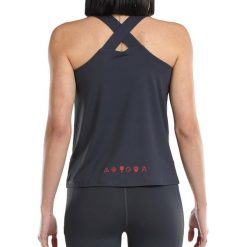 Bullpadel Dilos Tank Top. Szare topy damskie bullpadel, bez wzorów, bez kołnierzyka. Za 177.35 zł.
