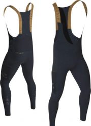 Spodnie kolarskie (na szelkach) LEATT Bib Long MTB Endurance 4.0. Czarne szorty męskie LEATT, na zimę, bez wzorów, z materiału. Za 359.20 zł.