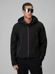 4F Kurtka przejściowa membrana 5000 męska - czarna 3XL. Czarne kurtki męskie 4f, m, bez wzorów, z materiału, bez kaptura. Za 349.99 zł.