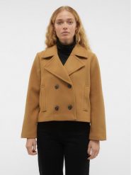Vero Moda Kurtka przejściowa Vincemia 10300488 Brązowy Regular Fit. Brązowe kurtki damskie Vero Moda, l, bez wzorów, z syntetyku, bez kaptura. W wyprzedaży za 69.99 zł.