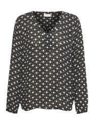 Kaffe Bluzka "Nilia" w kolorze błękitnym rozmiar: 34. Czarne bluzki damskie Kaffe, s, bez wzorów, z wiskozy, klasyczne, bez kołnierzyka, bez ramiączek. Za 52.17 zł.