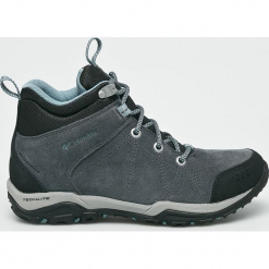 Columbia - Buty Fire Venture Mid. Szare obuwie trekkingowe damskie Columbia. W wyprzedaży za 399.90 zł.
