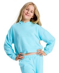 Bluza z kapturem dla Dziewczynki SURFING BY DAYLIGHT Niebieski. Niebieskie bluzy z kapturem damskie Roxy, z dresówki. Za 118.99 zł.