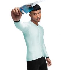 Ultralekka koszulka rowerowa męska SRX Pro SpeedMax. Niebieskie t-shirty sportowe męskie SIROKO, m, z jersey, bez ramiączek, rowerowe. Za 294.00 zł.