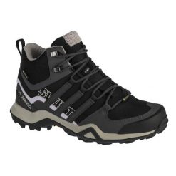 Buty adidas Terrex Swift R2 Mid Gtx EF3357 czarne. Czarne buty sportowe na co dzień damskie bez wzorów, z gumy, trekkingowe, adidas terrex. Za 851.23 zł.
