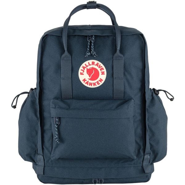 Plecak miejski Fjallraven Kanken Outlong - navy. Niebieskie plecaki damskie Fjällräven, bez wzorów. Za 739.00 zł.