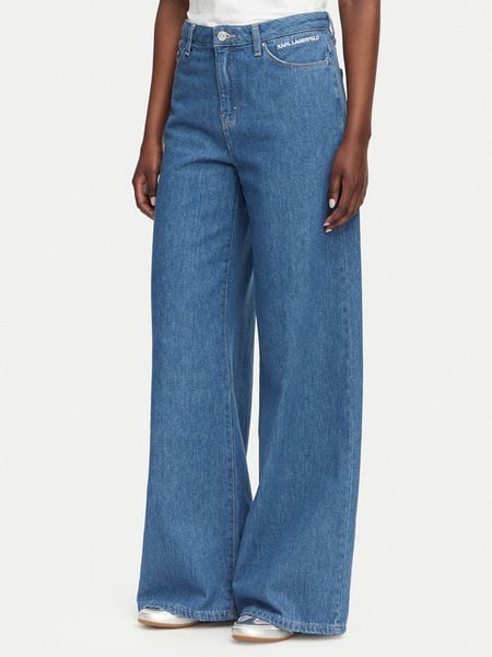 Karl Lagerfeld Jeans Jeansy B3W10046 Niebieski Wide Leg. Niebieskie jeansy damskie Karl Lagerfeld Jeans. Za 779.99 zł.