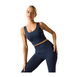Biustonosz Sportowy Refresh Dla Pań. Niebieskie biustonosze sportowe damskie Dare 2b, bez wzorów, z elastanu. Za 131.99 zł.