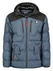 Geographical Norway Parka "Cashblend" w kolorze niebieskim rozmiar: L. Niebieskie parki męskie Geographical Norway, l, bez wzorów. Za 395.94 zł.