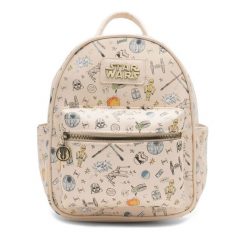 Plecak Star Wars. Brązowe plecaki damskie Star Wars, bez wzorów. Za 79.99 zł.