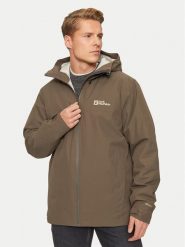 Jack Wolfskin Kurtka przeciwdeszczowa Wisper Ins A61870 Brązowy Regular Fit. Brązowe kurtki outdoor męskie Jack Wolfskin, m, bez wzorów, z syntetyku, bez kaptura. Za 699.99 zł.
