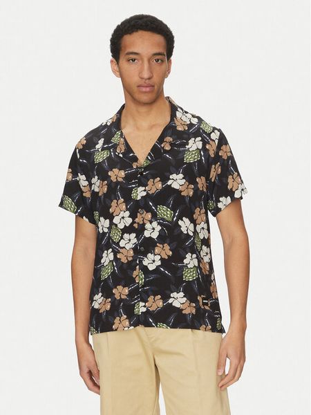 BOSS Koszula Beach 50535793 Czarny Regular Fit. Czarne koszule męskie Boss, m, bez wzorów, z wiskozy, bez kołnierzyka, bez ramiączek. Za 239.99 zł.