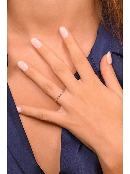 DIAMANTA Złoty pierścionek "Eternelle Torsade" z diamentami rozmiar: 58. Białe pierścionki damskie DIAMANTA, z diamentem, złote. Za 1,000.99 zł.