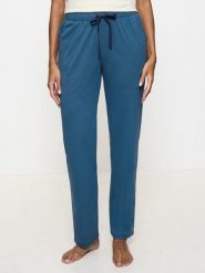 Triumph Spodnie dresowe "Mix & Match" w kolorze niebieskim rozmiar: 40. Niebieskie spodnie dresowe damskie Triumph, bez wzorów, z bawełny. Za 88.23 zł.
