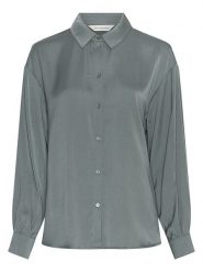 MOSS COPENHAGEN Koszula w kolorze zielonym rozmiar: L/XL. Zielone koszule damskie MOSS COPENHAGEN, l, bez wzorów, bez kołnierzyka, bez ramiączek. Za 139.95 zł.