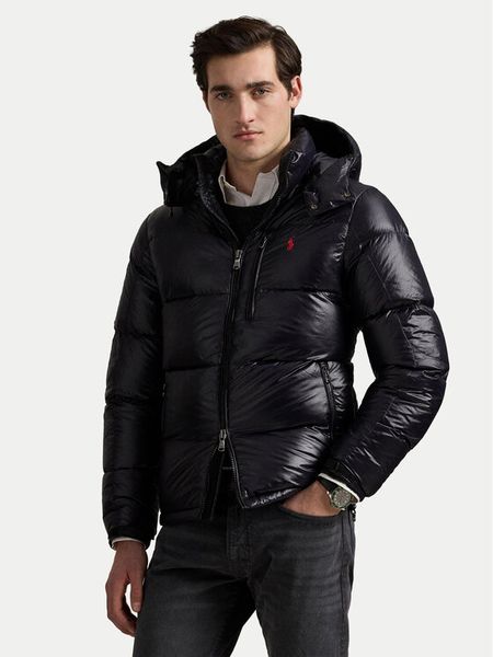 Polo Ralph Lauren Kurtka puchowa 710968281001 Czarny Regular Fit. Czarne kurtki męskie Polo Ralph Lauren, m, bez wzorów, z puchu, bez kaptura. Za 1,949.00 zł.