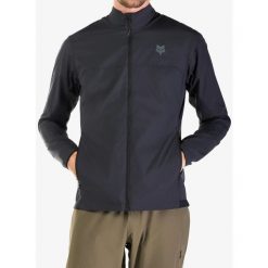 Kurtka rowerowa męska Fox Ranger Wind Jacket. Niebieskie kurtki męskie FOX, m, bez wzorów, rowerowe. Za 403.99 zł.