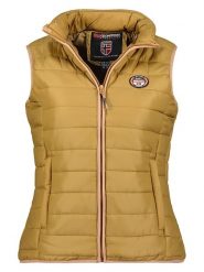 Geographical Norway Kamizelka pikowana "Vatika Basic" w kolorze żółtym rozmiar: L. Żółte kamizelki damskie Geographical Norway, l. Za 127.35 zł.