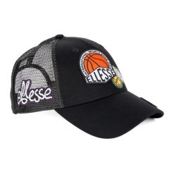 Czapka z daszkiem Ellesse Divida Trucker. Czarne czapki męskie Ellesse, bez wzorów. Za 159.00 zł.
