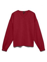 Vero Moda Bluza w kolorze czerwonym rozmiar: M. Czerwone bluzy bez kaptura damskie Vero Moda, m. Za 109.95 zł.