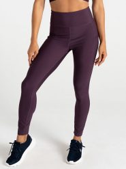 Dare 2b Legginsy sportowe "Hustle" w kolorze fioletowym rozmiar: 40. Różowe legginsy damskie Dare 2b, bez wzorów, z materiału, outdoorowe. Za 98.87 zł.