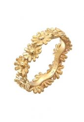Elli Damska obrączka kwitnący kwiat Boho Look Trend w srebrze 925 Sterling Silver Pierścionki 1 ct Damski. Szare pierścionki damskie Elli, srebrne. Za 228.99 zł.