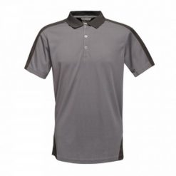 Koszulka Polo Męska Kontrastowa Coolweave. Czarne koszulki polo męskie Regatta, m, bez wzorów, z materiału, bez ramiączek. Za 122.99 zł.