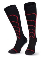 Spaio Skarpety funkcyjne "Rapid" w kolorze czarno-czerwonym rozmiar: 41-43. Czarne skarpetki męskie Spaio, bez wzorów, z materiału. Za 43.99 zł.