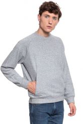 LEE BLUZA SIDE POCKET SWS SHARP GREY MELE L80DGB03 112121321. Szare bluzy bez kaptura męskie Lee, l. W wyprzedaży za 69.99 zł.