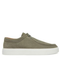 Półbuty Calvin Klein. Zielone półbuty męskie CALVIN KLEIN, bez zapięcia. Za 519.99 zł.