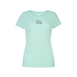 T-shirt damski Rafiki JAY 100% bawełna organiczna lichen krój komfortowy. Zielone t-shirty damskie Rafiki, uniwersalny, bez wzorów, z bawełny, bez kołnierzyka. Za 172.85 zł.