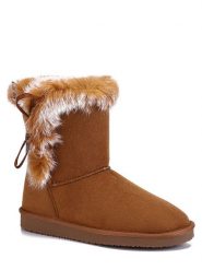 ISLAND BOOT Kozaki zimowe "Cora" w kolorze jasnobrązowym rozmiar: 36. Brązowe kozaki damskie Island Boot, z materiału, bez obcasa. Za 100.75 zł.