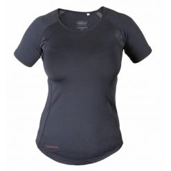 Lekka koszulka damska Karlslund Fenja. Czarne bluzki sportowe damskie KARLSLUND, na lato, bez wzorów, bez ramiączek. Za 223.00 zł.