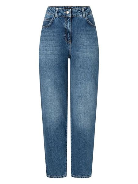 More & More Dżinsy - Mom fit - w kolorze niebieskim rozmiar: 42. Niebieskie jeansy damskie MORE & MORE, z podwyższonym stanem. Za 187.52 zł.