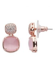 U.S. Polo Assn. Pozłacane kolczyki-wkrętki z kryształami rozmiar: onesize. Różowe kolczyki damskie U.S. Polo Assn., z kryształem, metalowe. Za 69.99 zł.